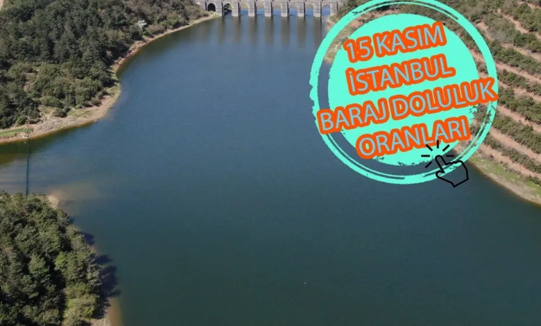İstanbul Baraj Doluluk Oranları - 15 Kasım 2024- Trabzonspor
