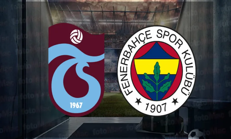 TRABZONSPOR FENERBAHÇE CANLI MAÇ İZLE ŞİFRESİZ | Trabzonspor - Fenerbahçe maçı canlı hangi kanalda?- Trabzonspor
