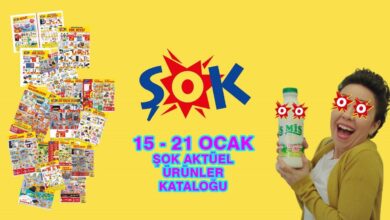 ŞOK 15 Ocak aktüel ürünler kataloğu ve indirimleri | Yeni liste- Trabzonspor