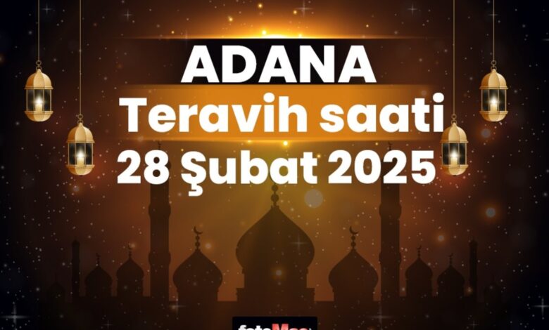 Adana teravih namazı saat kaçta 2025? | 28 Şubat Adana teravih vakti- Trabzonspor