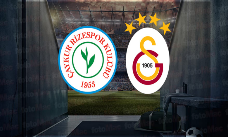 ÇAYKUR RİZESPOR - GALATASARAY MAÇI CANLI İZLE ÜCRETSİZ | Çaykur Rizespor-Galatasaray maçı yayın bilgileri!- Trabzonspor