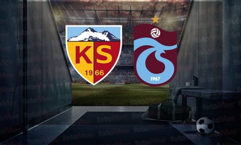 Kayserispor - Trabzonspor CANLI İZLE | Bellona Kayserispor - Trabzonspor maçı ne zaman, saat kaçta ve hangi kanalda? (Trendyol Süper Lig)- Trabzonspor