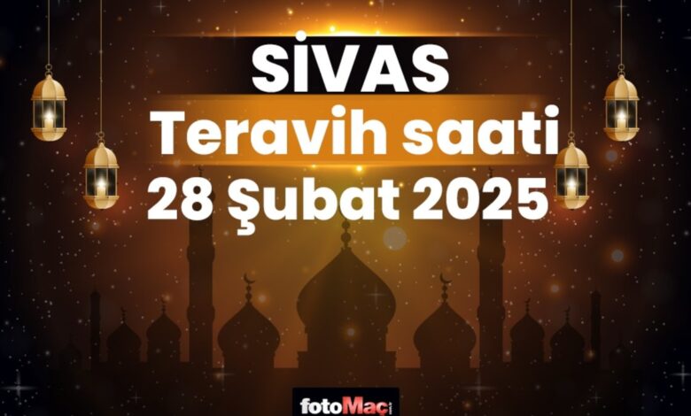 Sivas teravih namazı saat kaçta 2025? | 28 Şubat Sivas teravih vakti- Trabzonspor