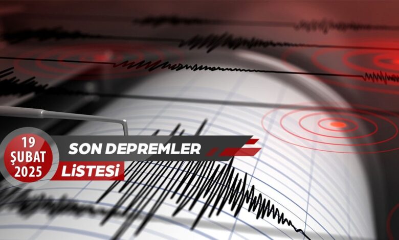 Son dakika deprem haberleri: Güncel AFAD ve Kandilli verileri (19 Şubat 2025)- Trabzonspor