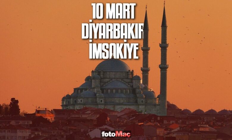 10 Mart Diyarbakır imsakiye | Diyarbakır sahur ve iftar vakitleri- Trabzonspor