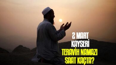 2 Mart Kayseri teravih namazı saat kaçta? | Kayseri namaz vakitleri- Trabzonspor