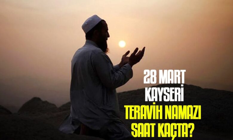 28 Mart Kayseri teravih namazı saat kaçta? | Kayseri namaz vakitleri- Trabzonspor