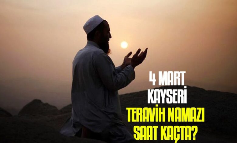 4 Mart Kayseri teravih namazı saat kaçta? | Kayseri namaz vakitleri- Trabzonspor