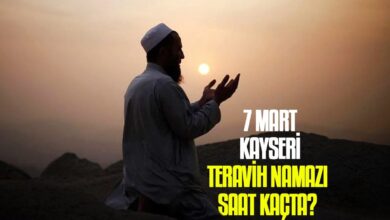 7 Mart Kayseri teravih namazı saat kaçta? | Kayseri namaz vakitleri- Trabzonspor