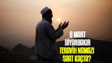8 Mart Diyarbakır teravih namazı saat kaçta? | Diyarbakır namaz vakitleri- Trabzonspor