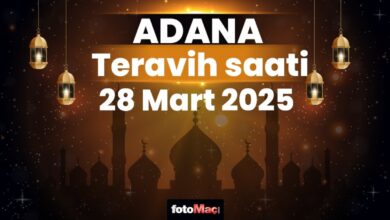Adana 28 Mart teravih namazı saat kaçta? | Adana teravih vakitleri 2025- Trabzonspor