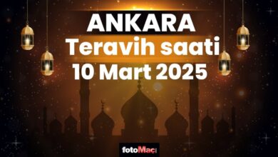 Ankara 10 Mart teravih namazı saat kaçta? | Ankara teravih vakitleri 2025- Trabzonspor
