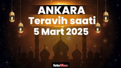 Ankara 5 Mart teravih namazı saat kaçta? | Ankara teravih vakitleri 2025- Trabzonspor