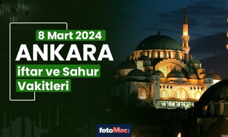 Ankara 8 Mart 2025 sahur, iftar saat kaçta? | Ankara ezan ne zaman okunacak? İMSAKİYE- Trabzonspor