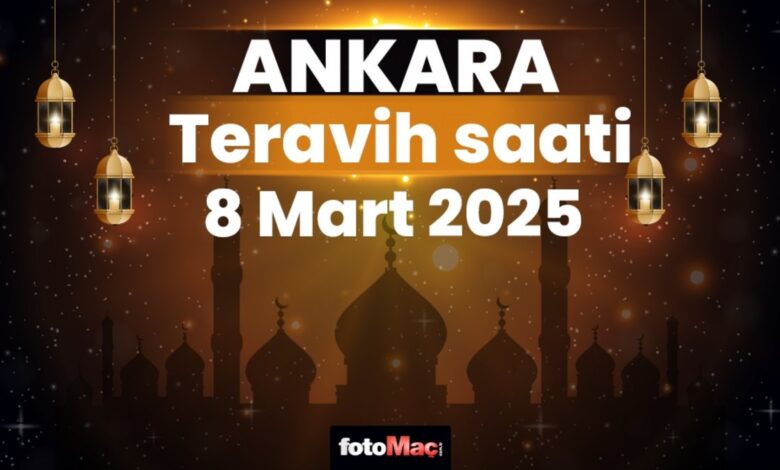 Ankara 8 Mart teravih namazı saat kaçta? | Ankara teravih vakitleri 2025- Trabzonspor