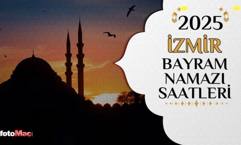 Bayram namazı saatleri İzmir 2025 | Bayram namazı saat kaçta? İzmir Ramazan Bayramı namazı vakitleri- Trabzonspor