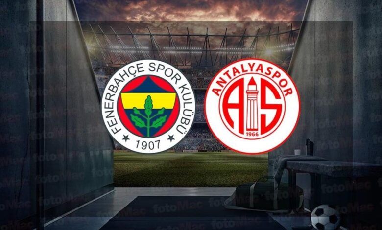 Fenerbahçe-Onvo Antalyaspor maçı CANLI | Trendyol Süper Lig canlı anlatım- Trabzonspor