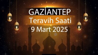 Gaziantep teravih namazı saat kaçta 2025? | 9 Mart Gaziantep teravih vakti- Trabzonspor