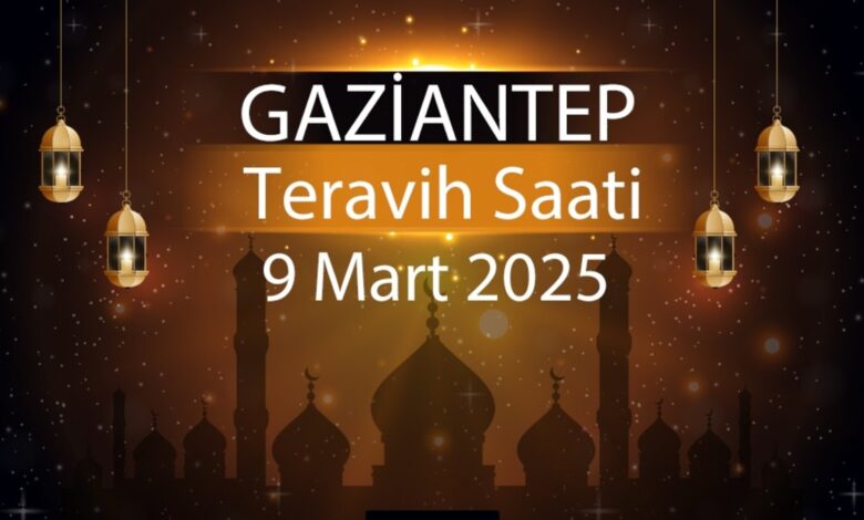 Gaziantep teravih namazı saat kaçta 2025? | 9 Mart Gaziantep teravih vakti- Trabzonspor