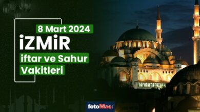 İzmir 8 Mart 2025 sahur, iftar saat kaçta? | İzmir ezan ne zaman okunacak? İMSAKİYE- Trabzonspor
