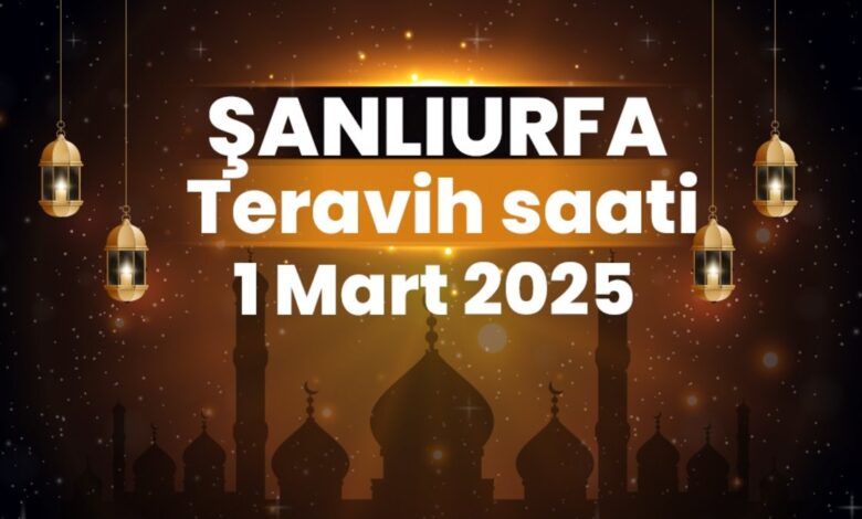 Şanlıurfa teravih namazı saat kaçta 2025? | 1 Mart Şanlıurfa teravih vakti- Trabzonspor