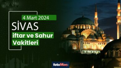 Sivas ezan vakitleri 4 Mart 2025 | Sivas sahur, iftar saati | İMSAKİYE- Trabzonspor