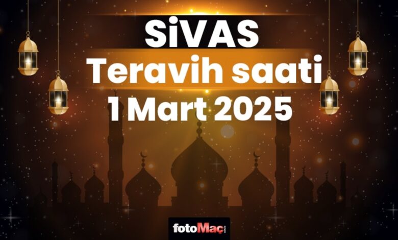 Sivas teravih namazı saat kaçta 2025? | 1 Mart Sivas teravih vakti- Trabzonspor