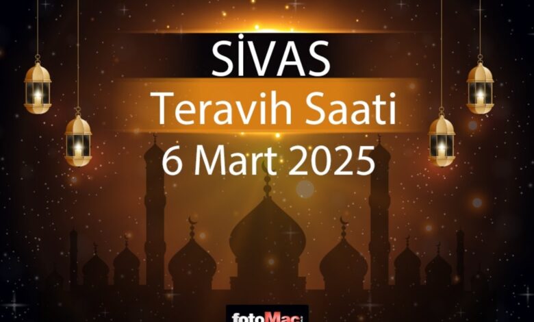 Sivas teravih namazı saat kaçta 2025? | 6 Mart Sivas teravih vakti- Trabzonspor
