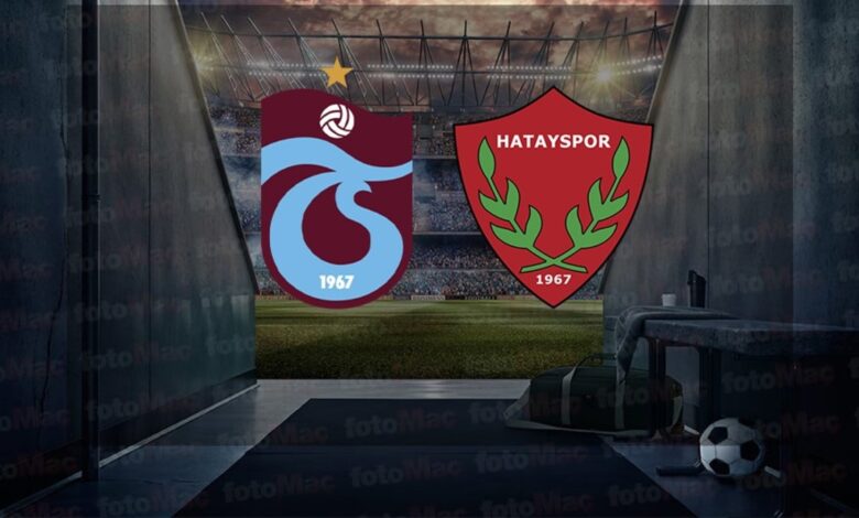 Trabzonspor-Atakaş Hatayspor maçı ne zaman, saat kaçta ve hangi kanalda? (Trendyol Süper Lig)- Trabzonspor