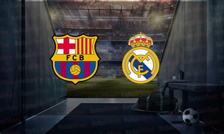 Barcelona - Real Madrid FİNAL MAÇI yayın bilgisi | Barcelona - Real Madrid maçı ne zaman, saat kaçta, hangi kanalda?- Trabzonspor