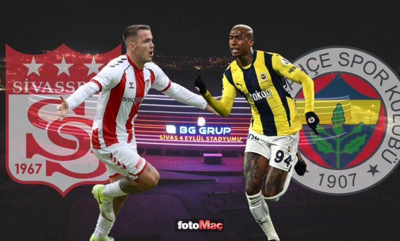 Sivasspor-Fenerbahçe MUHTEMEL 11'LER | Net Global Sivasspor-Fenerbahçe maçı ne zaman, saat kaçta ve hangi kanalda?- Trabzonspor