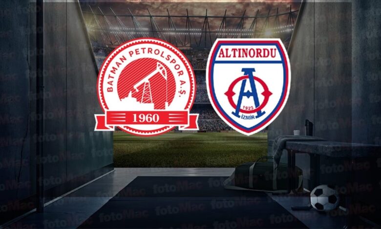 Batman Petrolspor-Altınordu MAÇI CANLI İZLE | Batman Petrolspor-Altınordu maçı ne zaman, saat kaçta ve hangi kanalda?- Trabzonspor