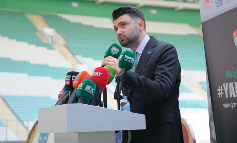 Bursaspor Başkanı Enes Çelik: Yeni sezon bambaşka olacak- Trabzonspor