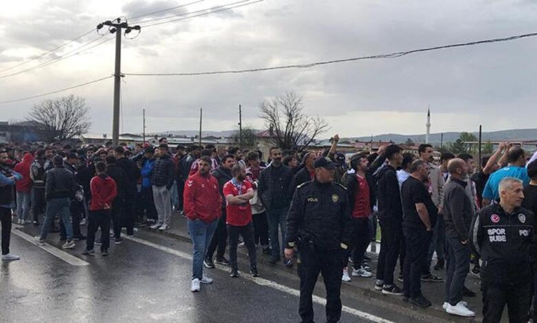 Sivasspor taraftarından protesto!- Trabzonspor