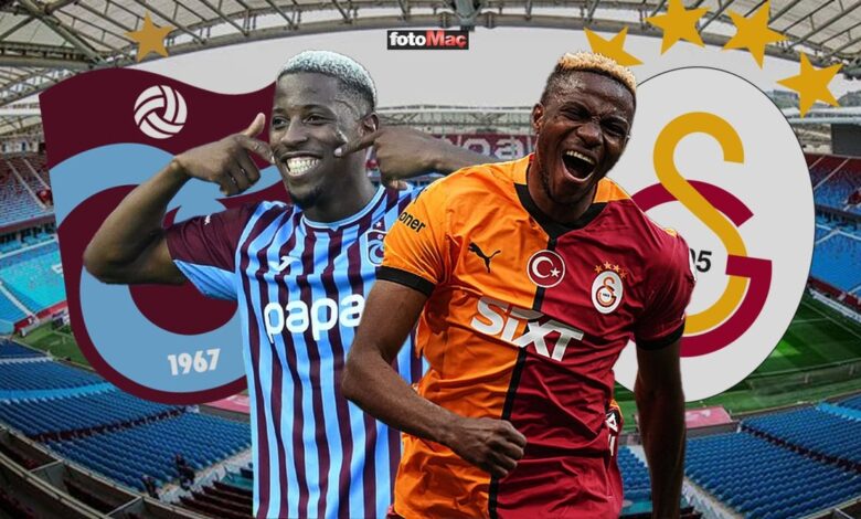 TS-GS MUHTEMEL 11'LER | Trabzonspor-Galatasaray maçı ne zaman, saat kaçta ve hangi kanalda?- Trabzonspor
