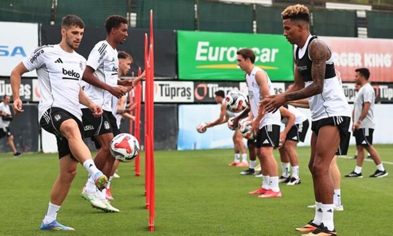 Beşiktaş'ta yeni transfer Jurasek ilk antrenmanına çıktı- Trabzonspor