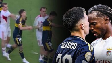 Boca Juniors - Benfica maçında sinirler gerildi! Kerem Aktüroğlu daha fazla dayanamadı, rakibini itti- Trabzonspor