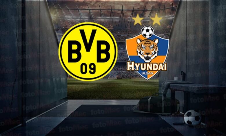 Borussia Dortmund-Ulsan Hyundai maçı şifresiz izle | Borussia Dortmund-Ulsan Hyundai maçı ne zaman, saat kaçta ve hangi kanalda?- Trabzonspor