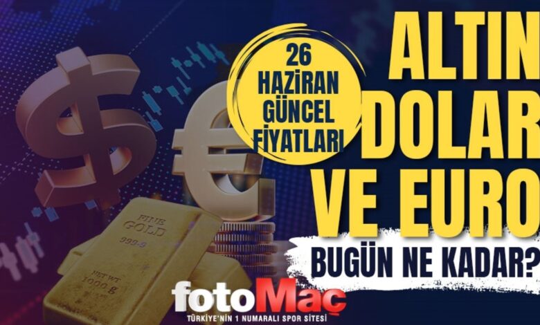 CANLI ALTIN FİYATLARI 26 Haziran: Gram, çeyrek altın ne kadar? Güncel altın ve Dolar kuru- Trabzonspor