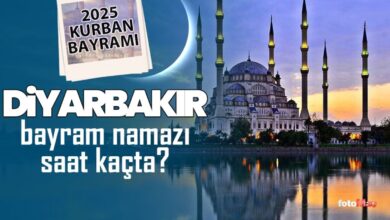 Diyarbakır bayram namazı saat kaçta? | 2025 Diyanet Diyarbakır Kurban Bayramı namaz saatleri- Trabzonspor