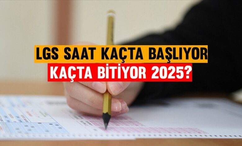 LGS saat kaçta başlıyor, kaçta bitiyor 2025? | 2025 LGS saati ve süresi- Trabzonspor
