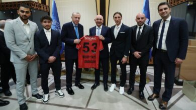 Trendyol Süper Lig'in yeni ekiplerinden Başkan Recep Tayyip Erdoğan'a ziyaret!- Trabzonspor