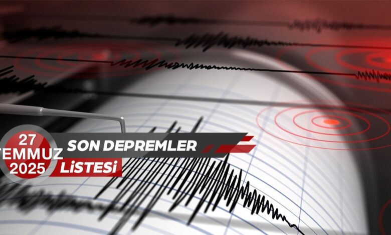 Son dakika deprem! 27 Temmuz nerede deprem oldu, kaç şiddetinde? AFAD, Kandilli son depremler- Trabzonspor