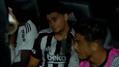 Beşiktaş'ta Mustafa Hekimoğlu, sadece 3 dakika maçta kalabildi!- Trabzonspor