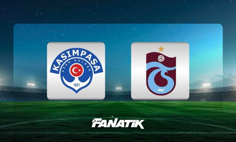 CANLI | Kasımpaşa - Trabzonspor maçı ne zaman, saat kaçta hangi kanalda? (Muhtemel 11'ler)- Trabzonspor
