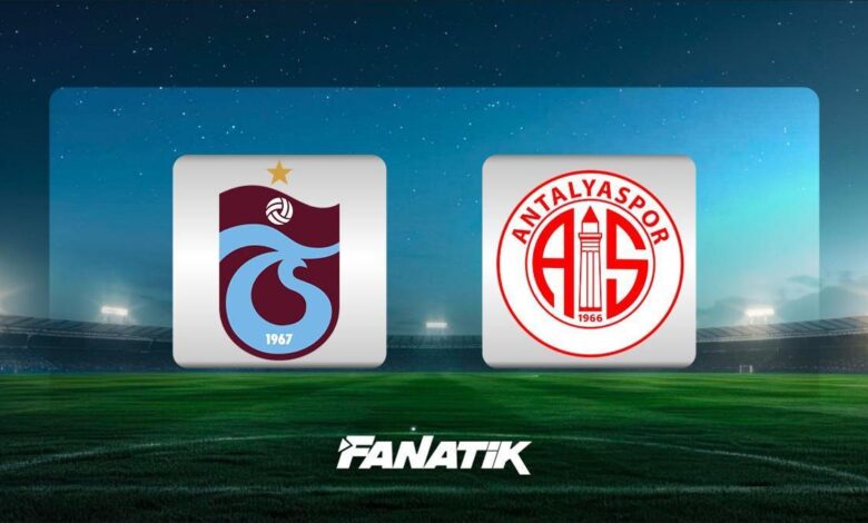 CANLI | Trabzonspor- Antalyaspor maçı Canlı Anlatım - TS Antalya maçı kadroları, skoru ve istatistikleri (Süper Lig 3. hafta maçı)- Trabzonspor