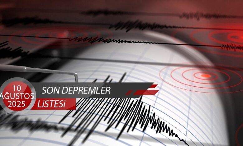 DEPREM SON DAKİKA | 10 Ağustos nerede deprem oldu, kaç şiddetinde? AFAD, Kandilli son depremler- Trabzonspor
