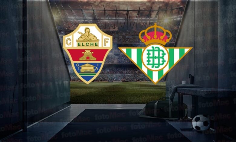 Elche-Real Betis maçı ne zaman, saat kaçta, hangi kanalda? İspanya La Liga- Trabzonspor