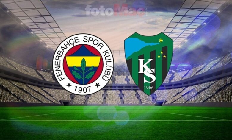 Fenerbahçe - Kocaelispor maçı CANLI | Trendyol Süper Lig CANLI MAÇ- Trabzonspor