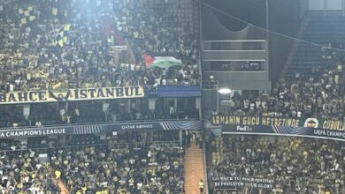 Fenerbahçe tribünlerinden Filistin’e destek- Trabzonspor